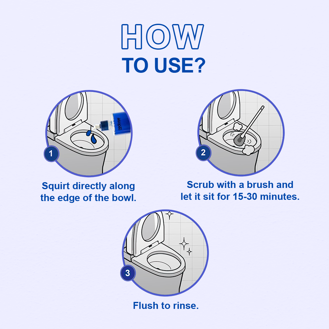 Toilet Bowl Cleaner Kit (3x)