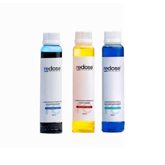 Redose Toilet Cleaner | Floor Cleaner | Glass & Multi-Surface Cleaner| Refill Combo